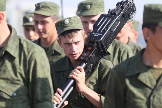 Military technology show at Ramenskoye aerodrome