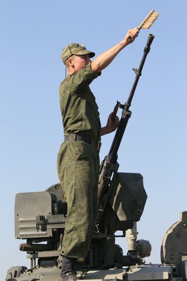 Military technology show at Ramenskoye aerodrome