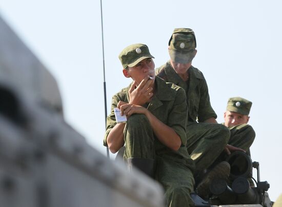Military technology show at Ramenskoye aerodrome