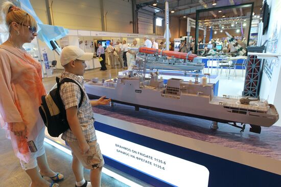 Stand of Brahmos Aerospace