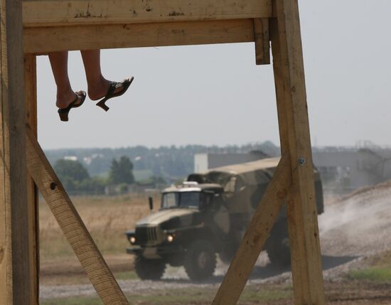 Military technology show at Ramenskoye aerodrome