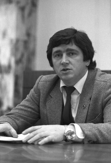 Head of Komsomol Central Committee department Valery Stepanov