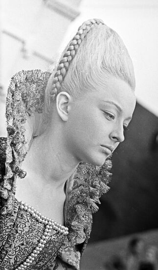 Shooting of film "Hamlet"