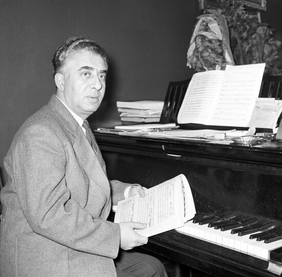 Soviet composer Aram Ilyich Khachaturian