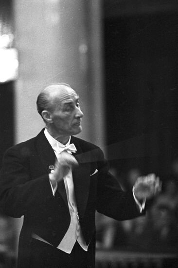 Conductor Yevgeni Alexandrovich Mravinsky