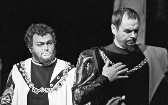 Opera singers Kalju Karask and Georg Ots