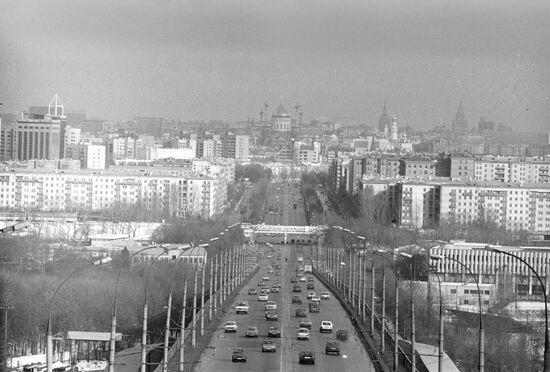 Komsomolsky Avenue in Moscow