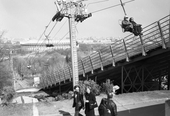 Funicular railway on Vorobyovy Gory
