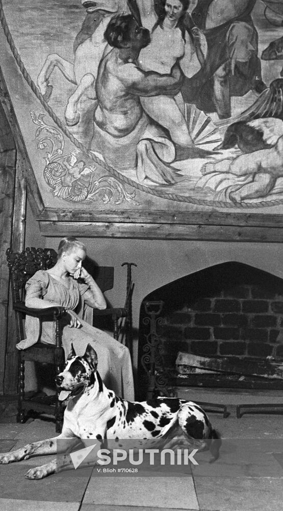 Shooting of film "Hamlet"