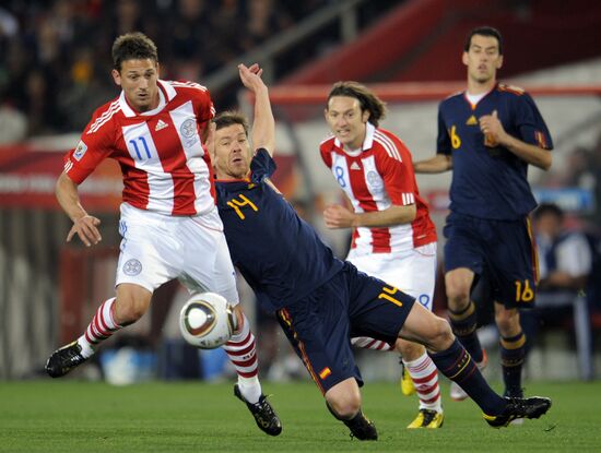 FIFA World Cup 2010. Paraguay vs. Spain