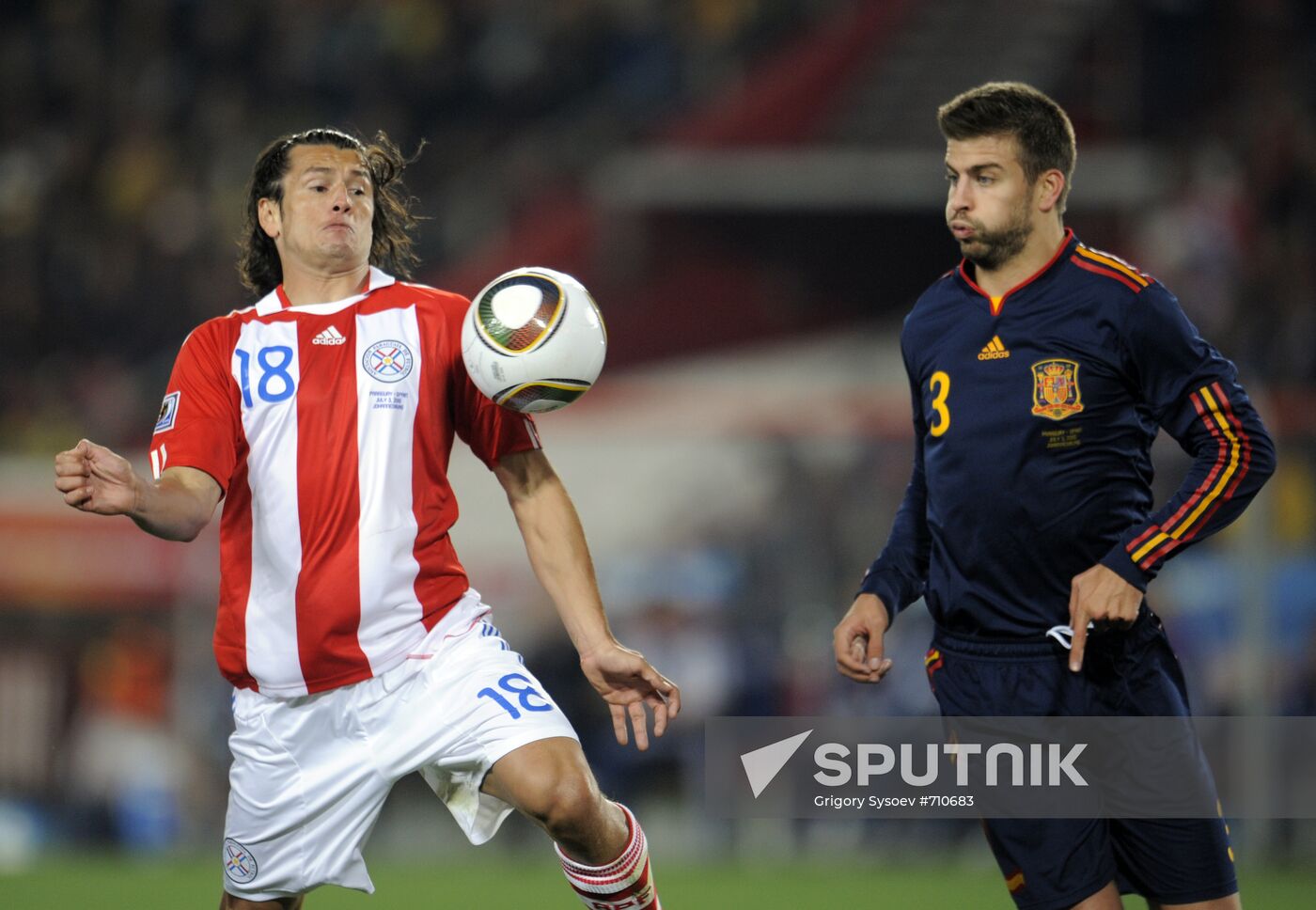 FIFA World Cup 2010. Paraguay vs. Spain