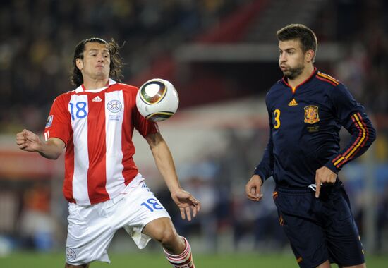 FIFA World Cup 2010. Paraguay vs. Spain