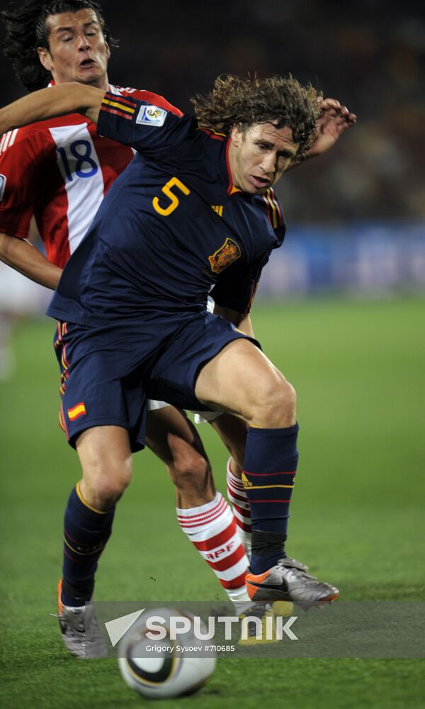 FIFA World Cup 2010. Paraguay vs. Spain