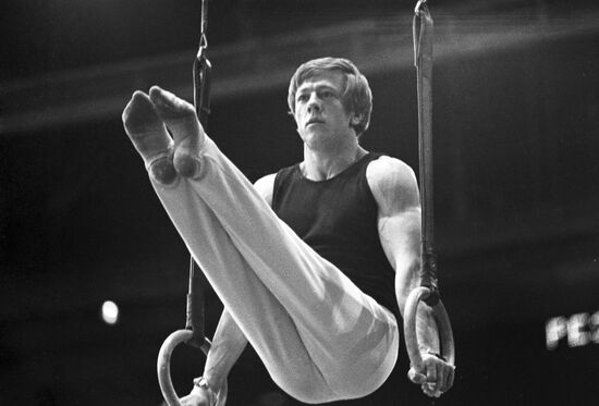 Nikolai Andrianov, world champion in artistic gymnastics