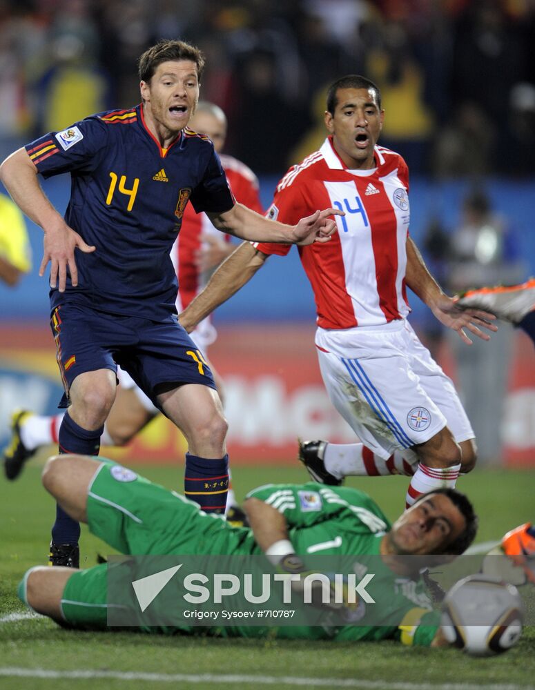 FIFA World Cup 2010. Paraguay vs. Spain