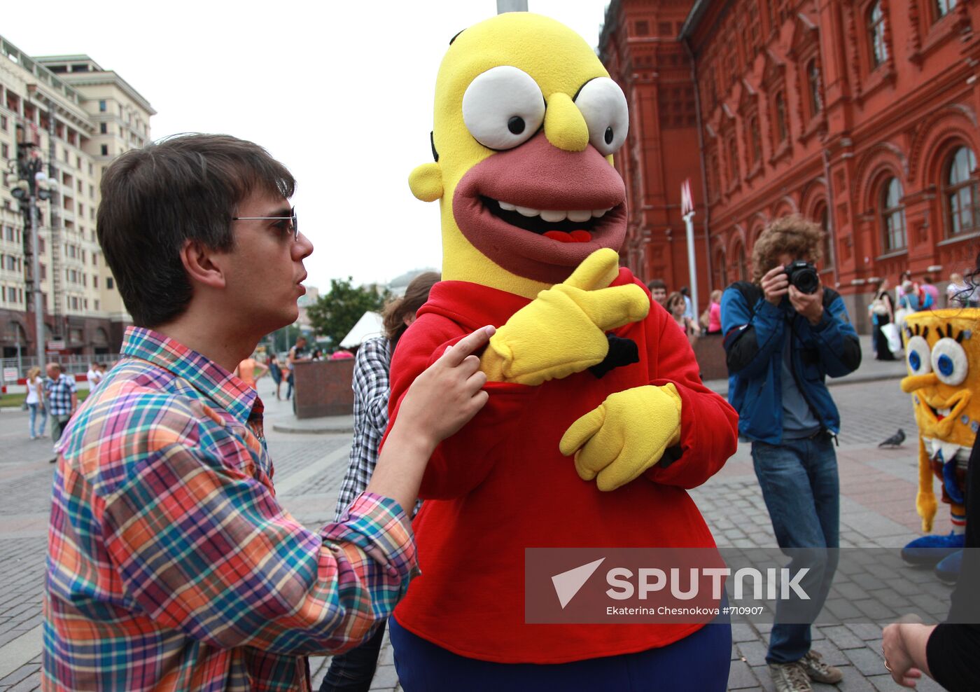 Giacomo Celentano visits Moscow