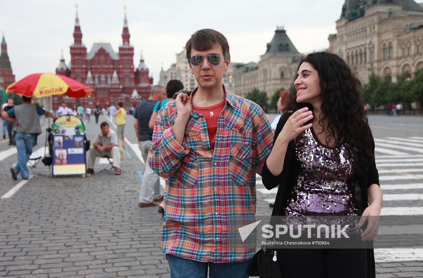 Giacomo Celentano visits Moscow