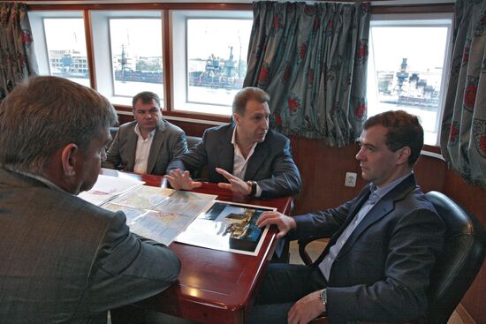 D. Medvedev visits Vladivostok as part of working trip to FEFD