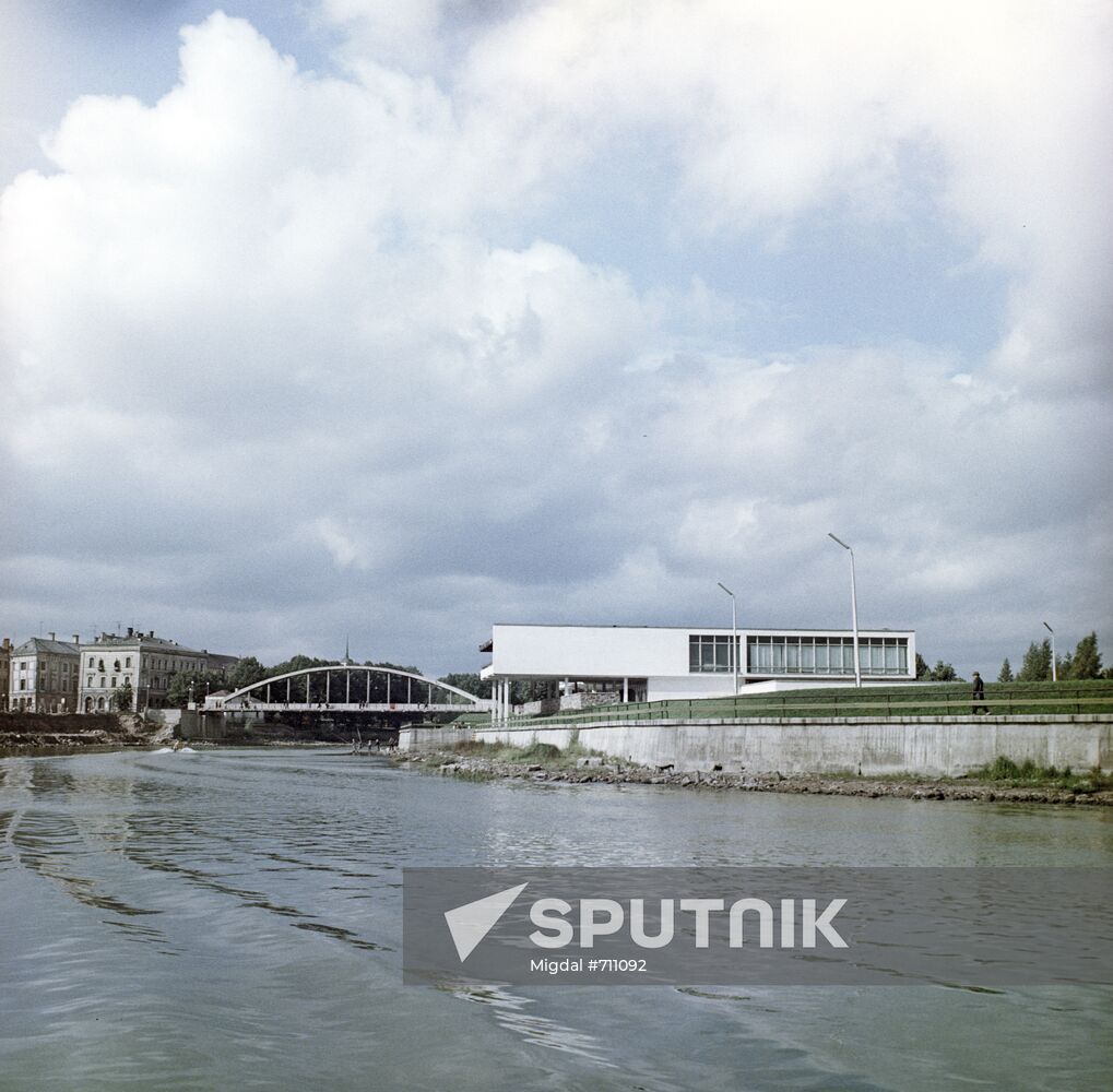 Emaiygi river in Estonian SSR (Estonia)