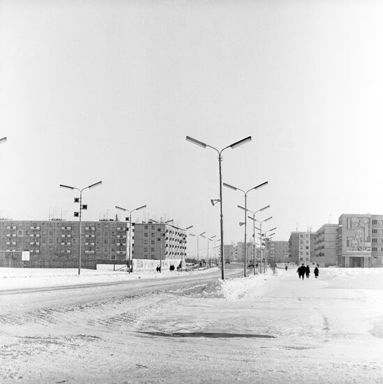 Molodyozhnaya Street in Novopolotsk