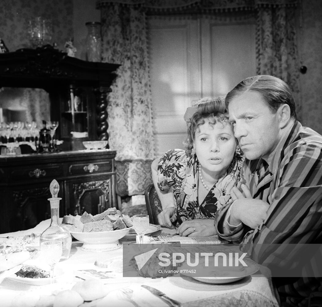 Lidia Smirnova and Mikhail Ulyanov