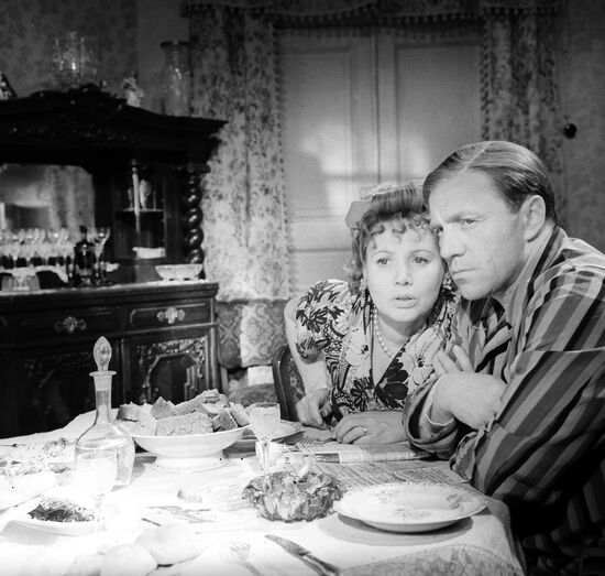 Lidia Smirnova and Mikhail Ulyanov