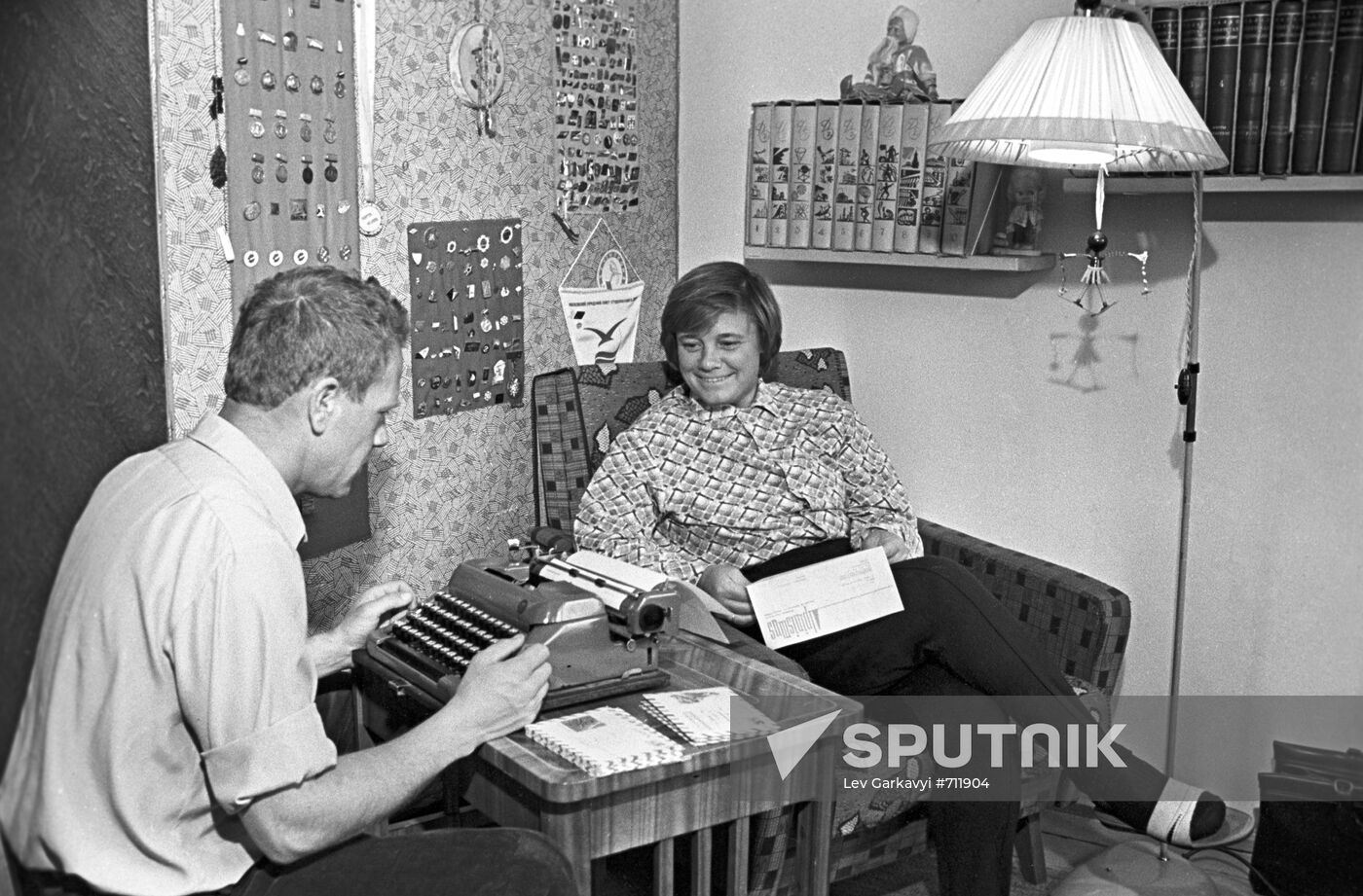 Visiting mountaineer Lyudmila Agranovskaya
