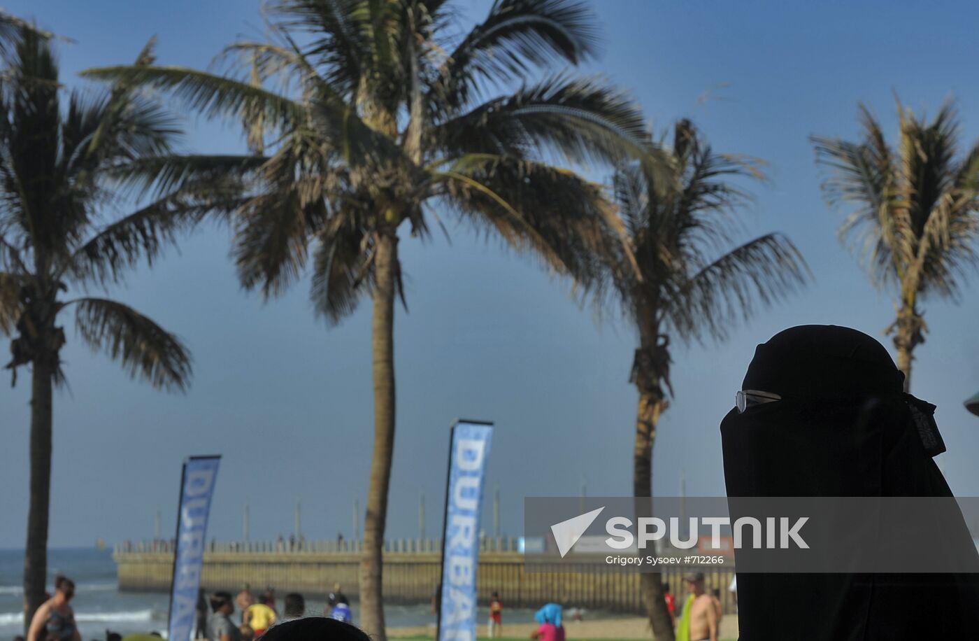 City of Durban before match between Spain and Germany