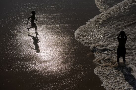 Shore of Indian Ocean, Durban