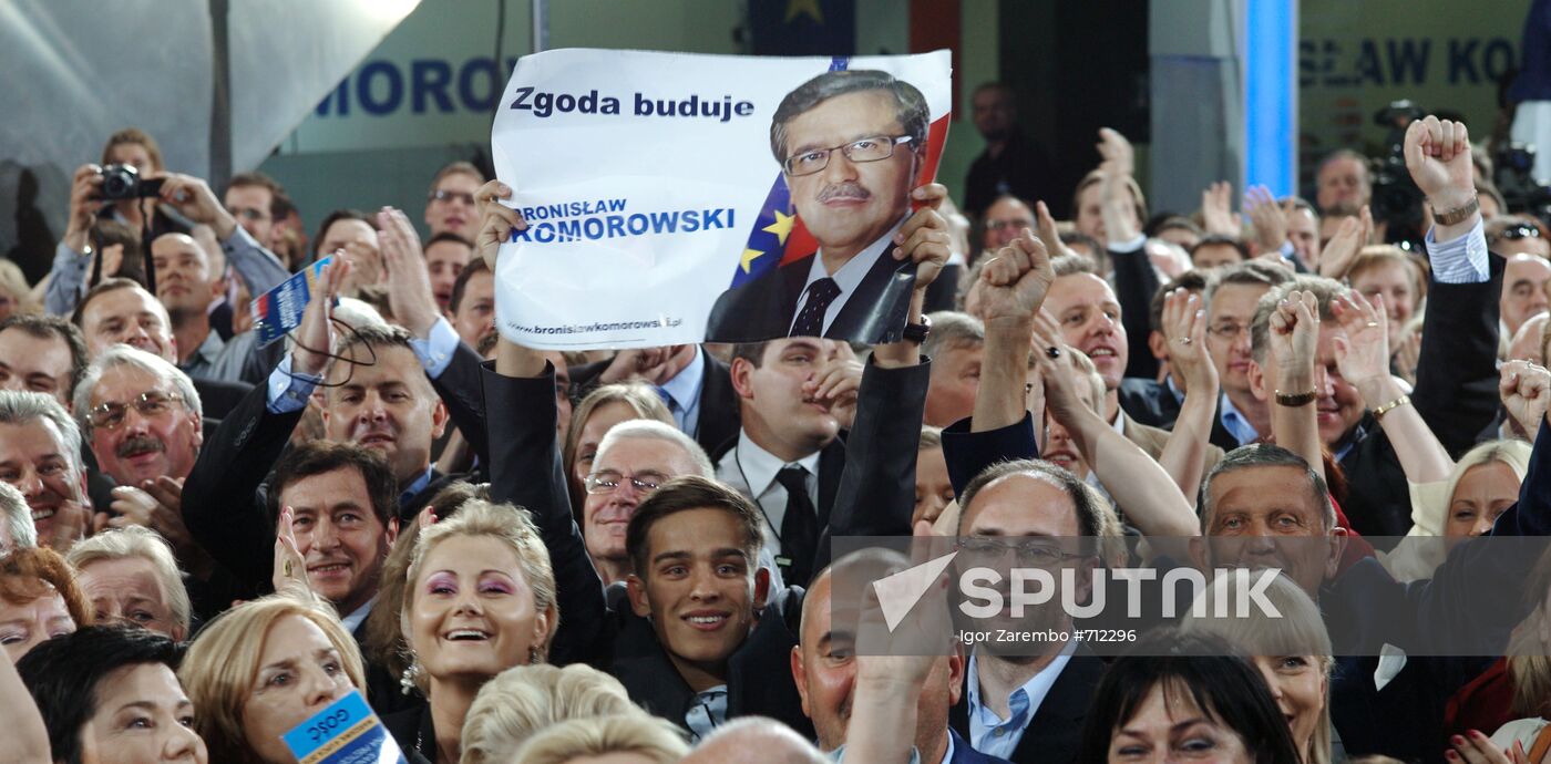 Bronislaw Komorowski elected Polish President