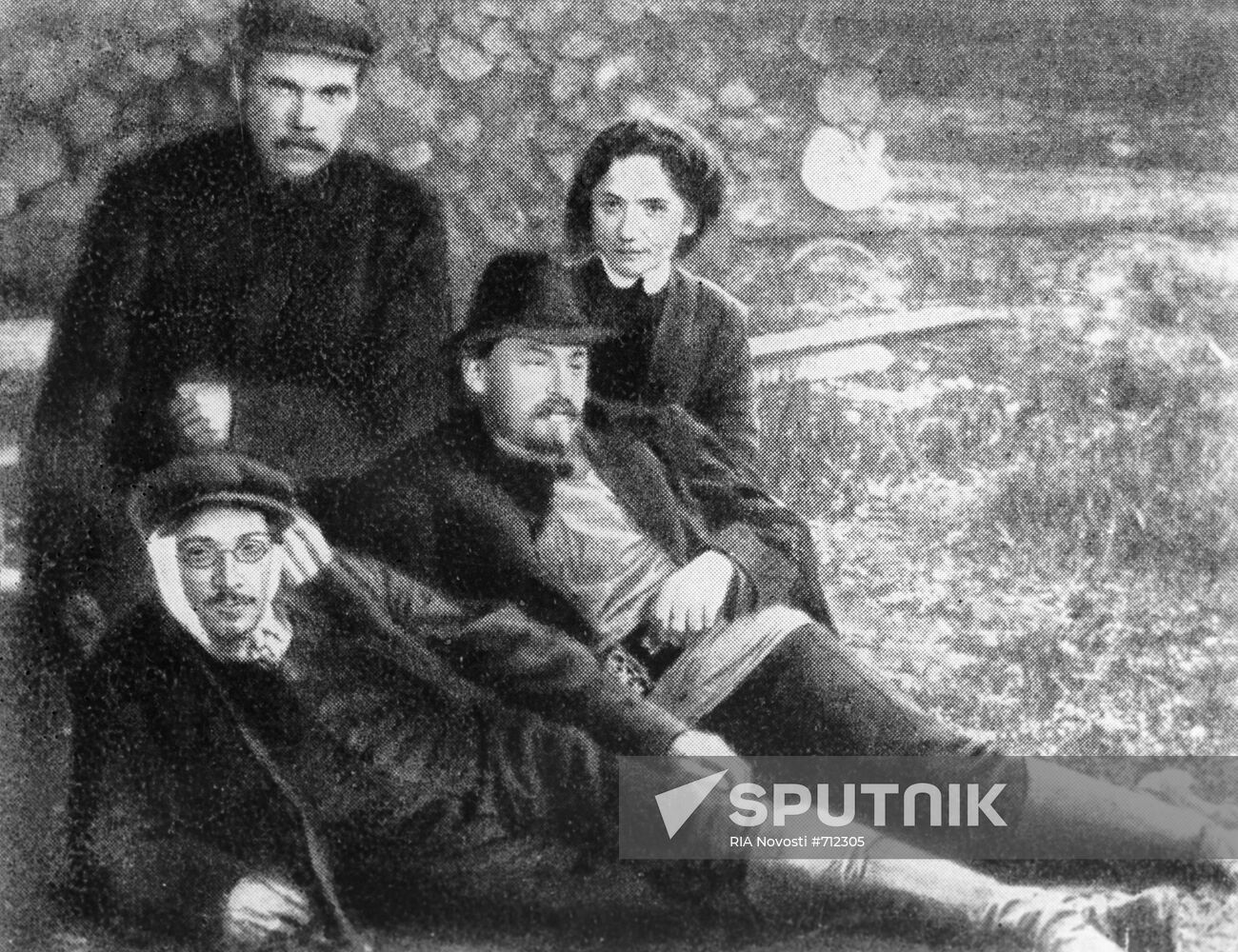 Yakov Sverdlov among exiled Bolsheviks in Narym