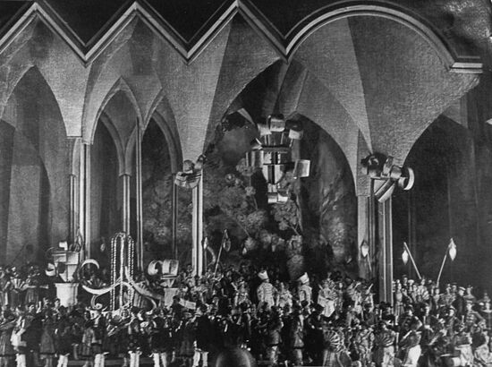 Scene from Modest Mussorgsky's opera Boris Godunov