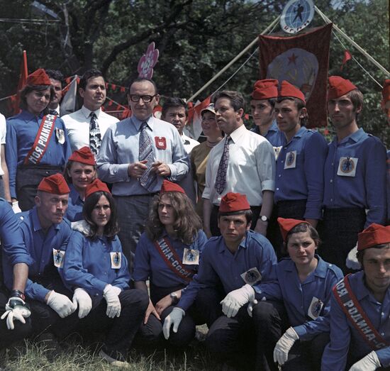Participants of trip across glory points in Moldavia