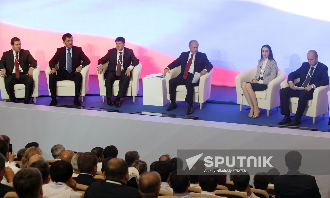 Vladimir Putin visits North Caucasus Federal District