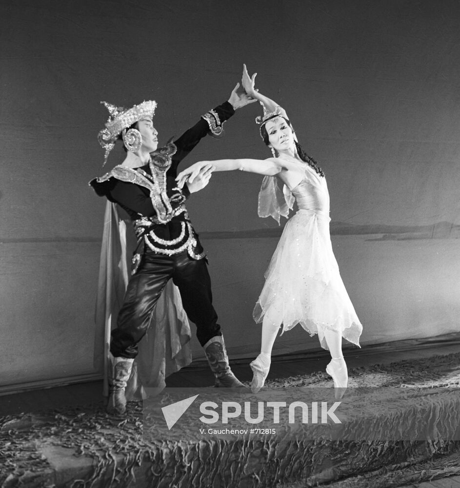 Scene from ballet "Beautiful Angar"