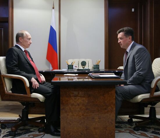 Vladimir Putin visits North Caucasus Federal District