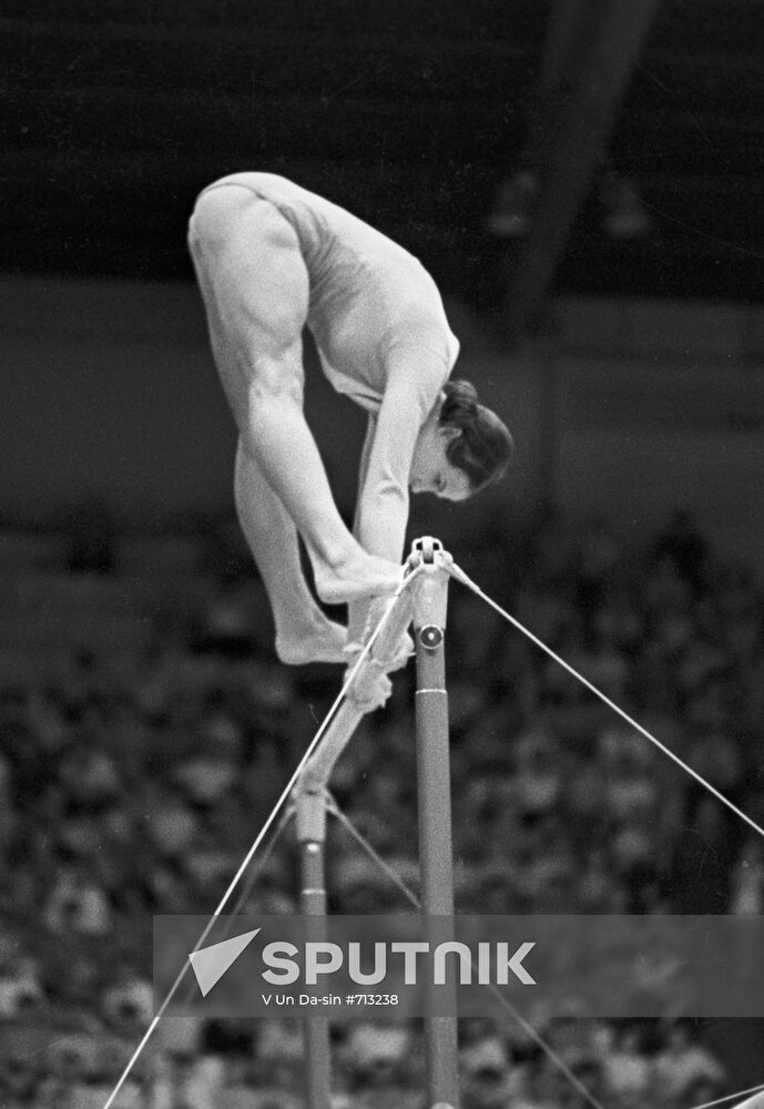 Gymnast Lyudmila Turishcheva