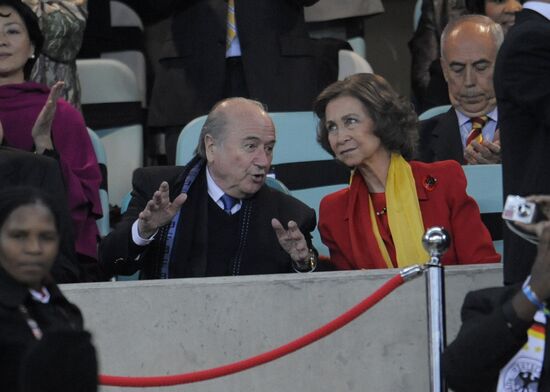 Sepp Blatter, Queen Sofia of Spain