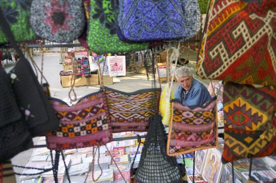 Carpet market in Yerevan