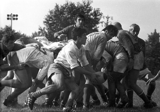 International friendly Rugby match between the USSR and France