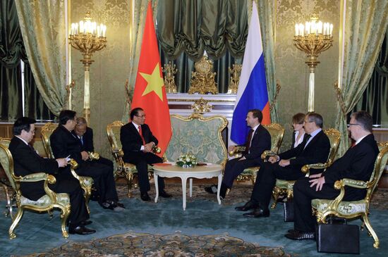 Russian-Vietnamese talks at the Kremlin