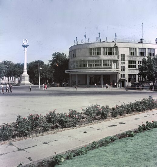 Central Post Office in Dushanbe