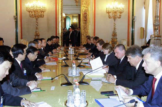 Russian-Vietnamese talks at the Kremlin