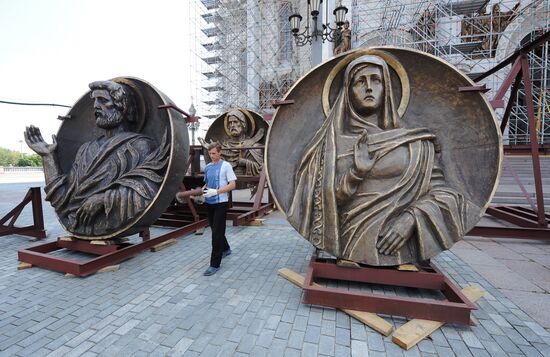 High-reliefs of Christ the Savior Cathedral