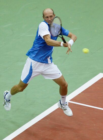 Davis Cup Quarterfinals between Russia and Argentina