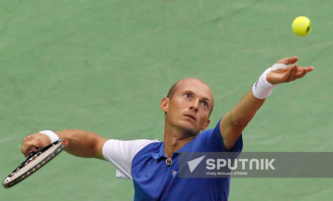 Davis Cup Quarterfinals between Russia and Argentina