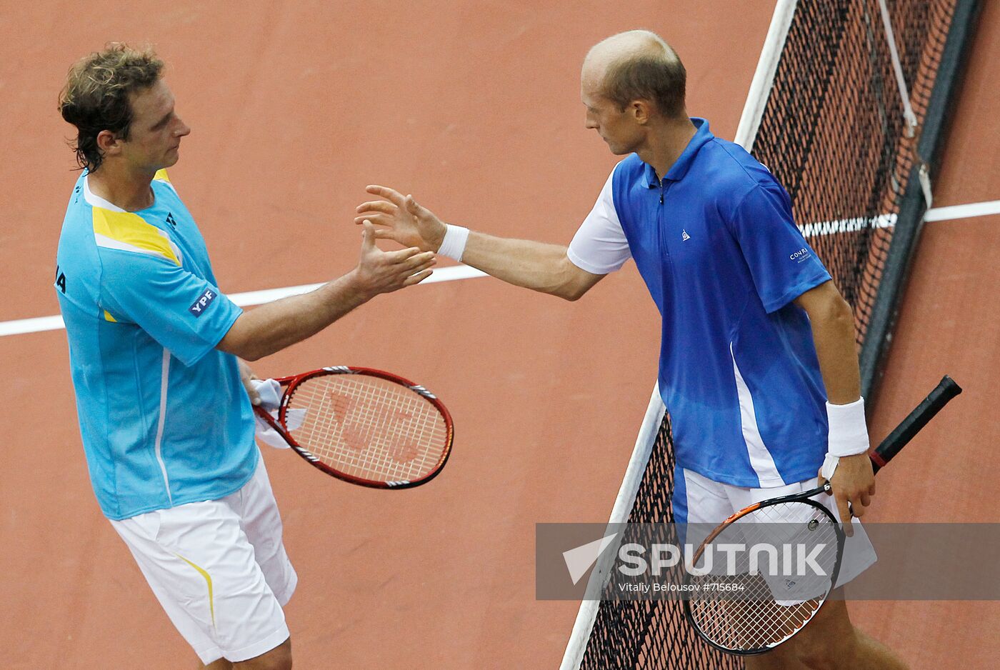 Davis Cup Quarterfinals between Russia and Argentina