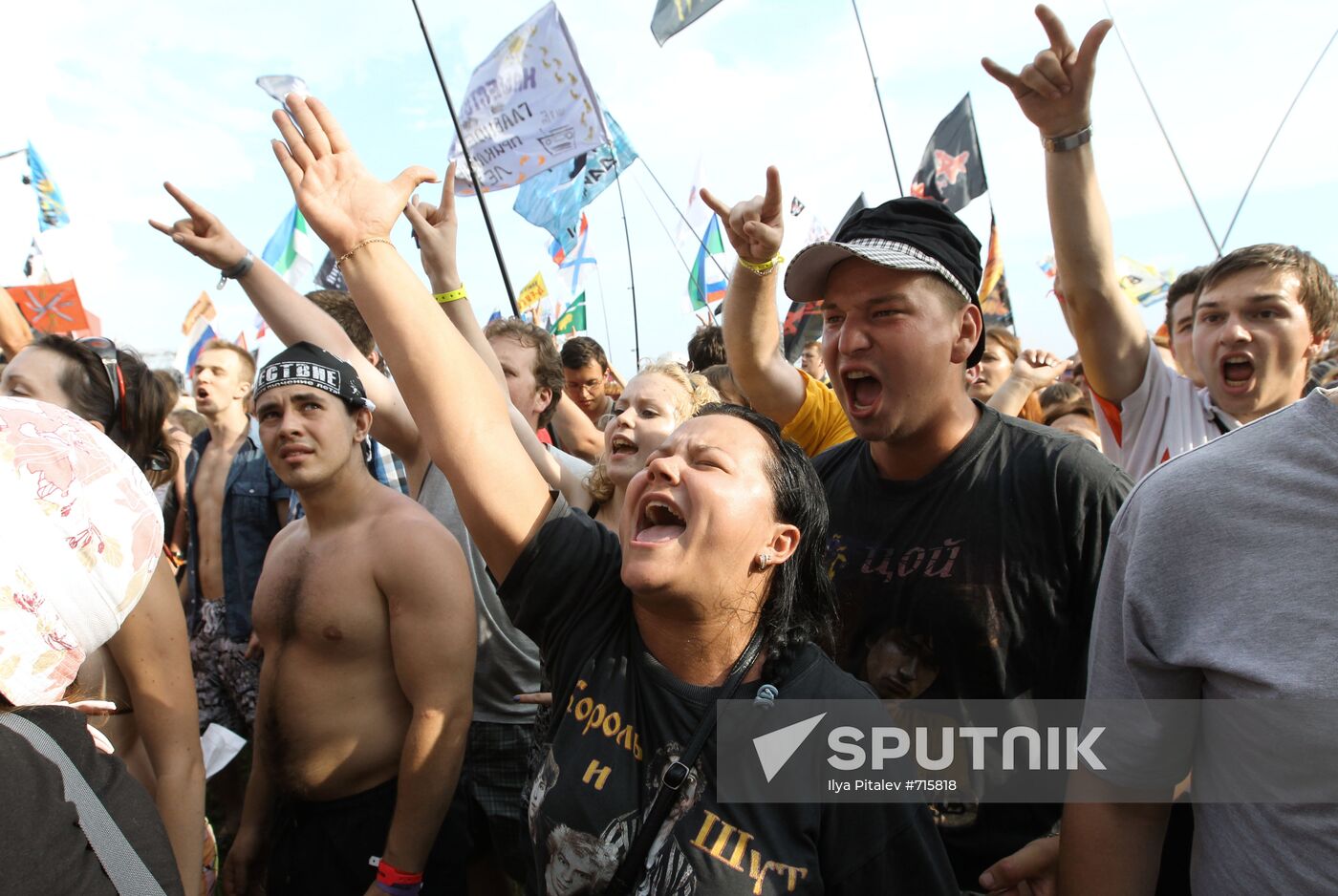 Rock Festival visitors