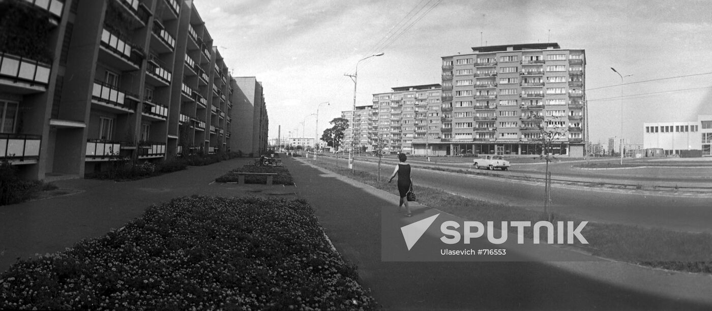 Gagarin Street in Daugavpils