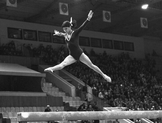 Soviet gymnast Nelly Kim